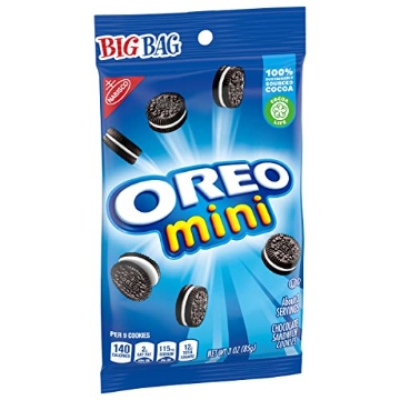 Picture of MDZ 111077 OREO Minis Chocolate Sandwich Cookies, 3 oz (PK-12-EA)