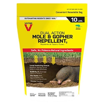 Picture of Victory Innovations Co. M7002-2 Victor Mole and Gopher Repellent - Repels Mole, Gopher, Vole, and Other Burrowing Animals - Repel Rodents Outdoors - M7002-2 - 10 lb Bag (EA)