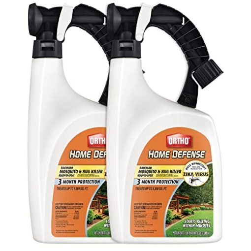 Picture of THE SCOTTS MIRACLE-GRO COMPANY 0437806 Ortho Home Defense Backyard Mosquito and Bug Killer Ready-To-Spray - Kill Mosquitoes That May Transmit the Zika Virus, 3 Month Protection, 32 oz. (2-Pack) (PK-6-EA)