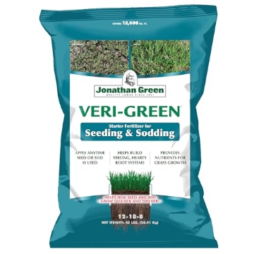 Picture of JONATHAN GREEN & SONS INC 16008 Jonathan Green (16008) Veri-Green Starter Fertilizer for Seeding & Sodding - 12-18-8 Starter Lawn Fertilizer (15,000 Sq. Ft.) (EA)