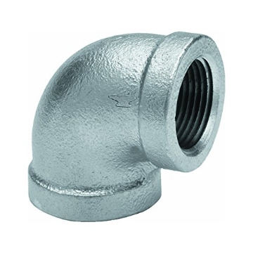 Picture of ANVIL INTERNATIONAL 8700125506 Anvil 8700125506, Malleable Iron Pipe Fitting, 90 Degree Elbow, 1" x 3/4" NPT Female, Galvanized Finish (EA)