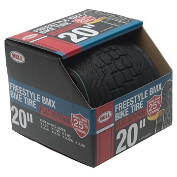 Picture of BELL SPORTS INC 7117054 BELL 7091014 Freestyle Flat Defense BMX Bike Tire, 20" x 1.75-2.25", Black (EA)
