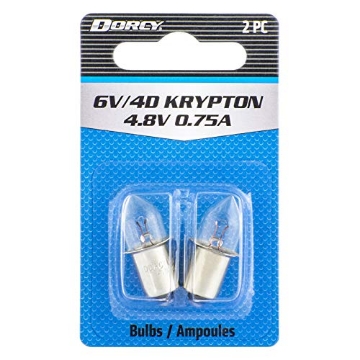 Picture of Dorcy 41-1663 Dorcy 6-Volt/4D-4.8-Volt, 0.75A Bayonet Base Krypton Replacement Bulb (41-1663), Blue, 2-Pack (PK-12-EA)