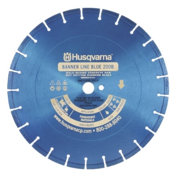 Picture of HUSQVARNA FOREST & GARDEN 542751032 Husqvarna 542751032 Banner Line (14 125 1DP BLUE 200B) - Diamond Blade (EA)