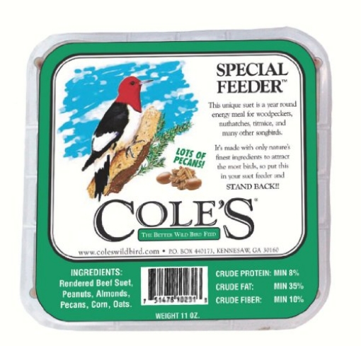 Picture of Cole Hersee SFSU Cole's Wild Bird Products SFSU Special Feeder Suet Cake, 11-Ounce (EA)