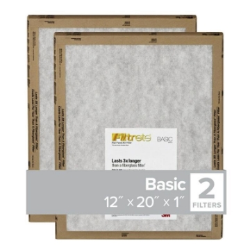 Picture of Filtrete FPL19-2PK-24 3M FPL19-2PK-24 12x20x1 Flat Pan Filter - Quantity 24 (PK-24-EA)