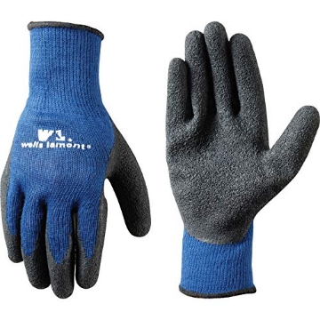 Picture of WELLS LAMONT 524S Wells Lamont Men's Coated Grip Work Gloves with Latex Coating, Small (524S), Blue (EA)