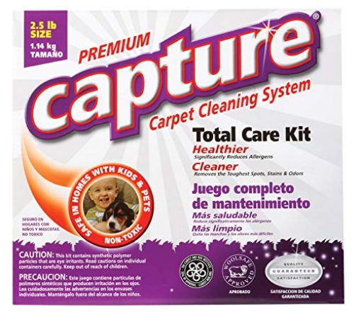 Picture of Capture 3000006681 Capture Premium Lemon Scent Carpet Cleaner 2.5 lb. Powder - Case of: 1 (EA)