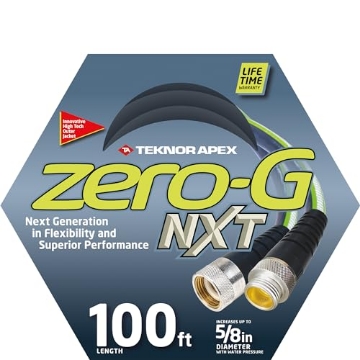 Picture of TEKNOR APEX 5100-100 zero-G NXT 5100-50 Lightweight, Ultra Flexible, Durable, Kink-Free Garden Hose, 5/8-Inch by 100-Feet (5/8" x 100ft) (EA)