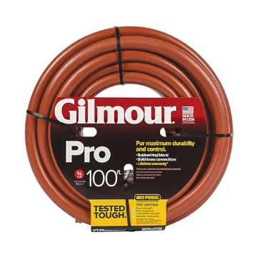 Picture of Gilmour 841001-1006 Gilmour Pro Commercial 3/4" x 100' Heavy Duty Water Hose, Durable and Kink Resistant 100 ft Garden Hose (EA)