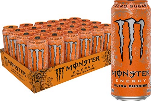 Picture of MONSTER ENERGY 150706 Monster Energy Ultra Sunrise, Sugar Free Energy Drink, 16 Fl Oz (Pack of 24) (PK-24-EA)