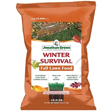 Picture of JONATHAN GREEN & SONS INC 12414 Jonathan Green (12414) Winter Survival Fall Lawn Food - 10-0-20 Fall Lawn Fertilizer (15,000 Sq. Ft.) (EA)