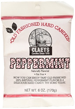 Picture of CLAEYS CANDY INC 696 Claey's, Old Fashioned Hard Candy Peppermint, 6 Ounce Bag (EA)