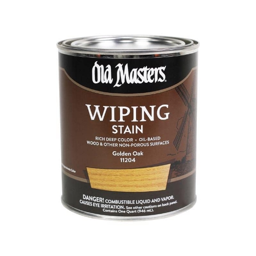 Picture of DIAMOND VOGEL INC 11204 Old Masters Semi-Transparent Golden Oak Oil-Based Wiping Stain 1 qt. (PK-4-EA)