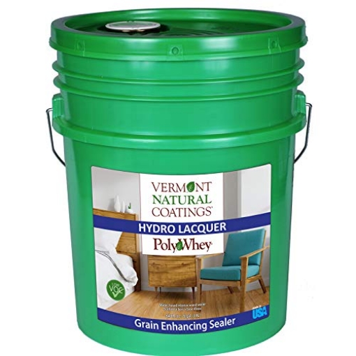 Picture of VERMONT NATURAL COATINGS INC 101311 VERMONT NATURAL COATINGS PolyWhey Gloss Amber Water-Based Sanding Sealer 5 gal. - Case of: 1; (EA)