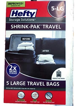 Picture of Hefty HFTPDQ70454633 Hefty 5 Large Travel Bags (PK-3-EA)