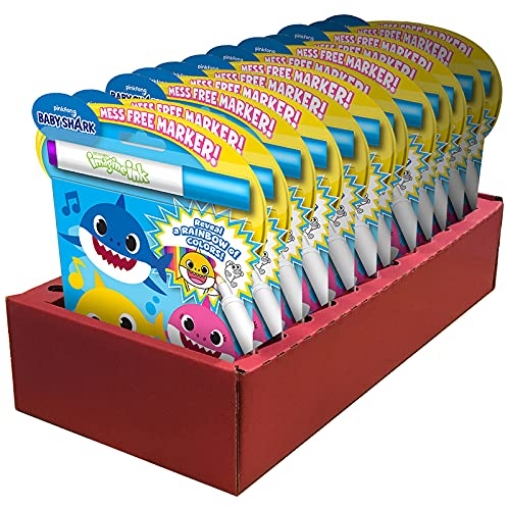 Picture of Bendon Publishing International 48514-PDQ Bendon Baby Shark Coloring Book with Mess Free Marker - Case of: 121212 (PK-12-EA)