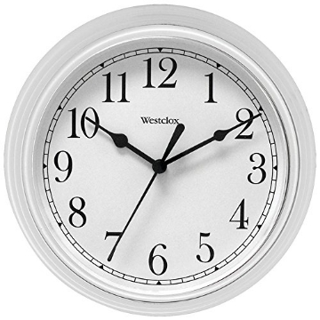 Picture of WESTCLOX(R) 46994A Westclox Wall Clock 9" White (PK-6-EA)