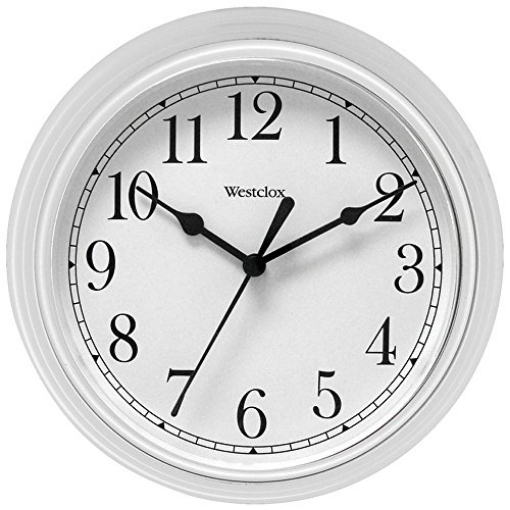 Picture of WESTCLOX(R) 46994A Westclox Wall Clock 9" White (PK-6-EA)