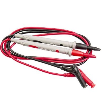 Picture of Sperry Top-Sider RTL-600 Sperry Instruments RTL-600 Heavy Duty Comfort Test Leads, 1 Positive / 1 Negative Lead, Universal / Replacement Fit, 2 Pk., Black, Grey & Red (EA)