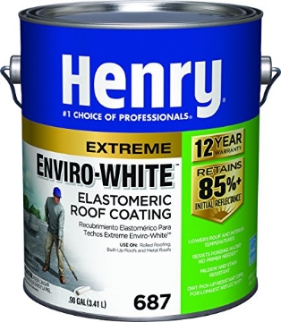 Picture of Henry Repeating Arms HE687046 Henry Smooth White Water Based Roof Coating 1 gal. (PK-4-EA)