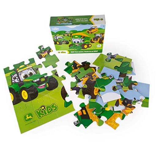 Picture of TOMY INTERNATIONAL 47281 John Deere Kids Floor Puzzle - Large Kids Puzzles - John Deere Tractor Toys - Ages 3 and Up - 3" x 2" - 36 Pieces (EA)