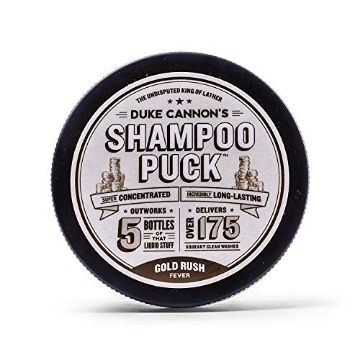 Picture of DUKE CANNON SHAMPUCKGLDRUSH Duke Cannon Supply Co. Men's Shampoo Puck - Over 175 Washes, Sulfate-Free, Gold Rush, 4.5 oz (Pack of 1) (EA)