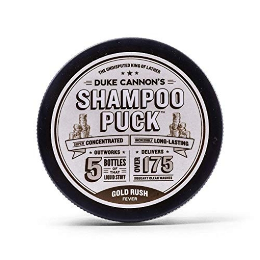 Picture of DUKE CANNON SHAMPUCKGLDRUSH Duke Cannon Supply Co. Men's Shampoo Puck - Over 175 Washes, Sulfate-Free, Gold Rush, 4.5 oz (Pack of 1) (EA)