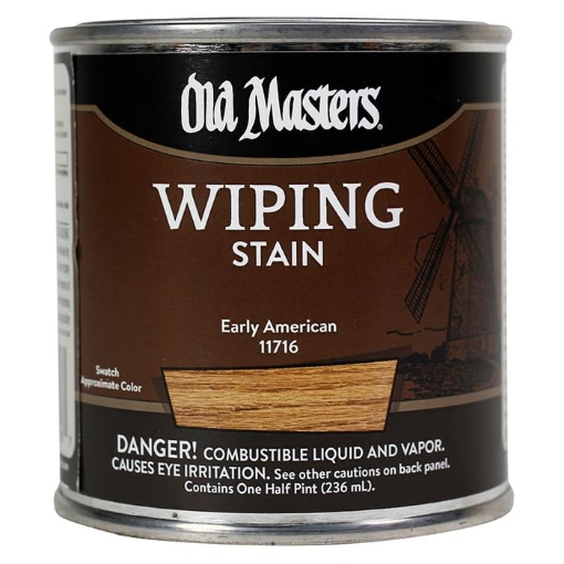 Picture of DIAMOND VOGEL INC 11716 Old Masters 11716 Wiping Stain, Early American (PK-6-EA)