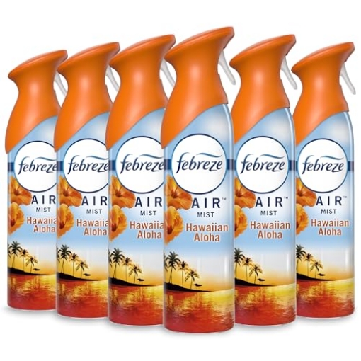 Picture of Febreze PGC96260 Febreze Air Freshener and Odor Fighter Spray, Hawaiian Aloha Scent, 8.8 Oz (Pack of 6) (CT-6-EA)