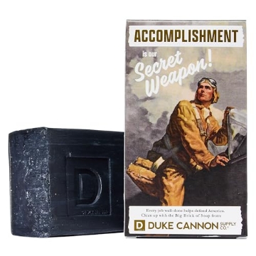 Picture of DUKE CANNON 03BLACK1 Duke Cannon WWII Era Big Brick of Soap for Men - Accomplishment, 10oz. Limited Edition (EA)