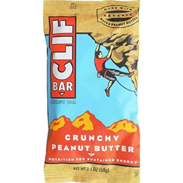 Picture of CLIF BAR 582982 Clif Bar Energy Bars, Crunchy Peanut Butter, 2.4-Ounce Bars, 12 Count (PK-12-EA)