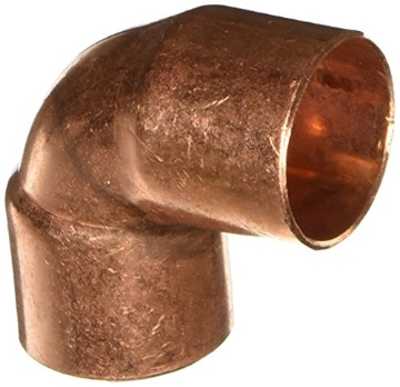 Picture of NIBCO INC W01475C Elkhart C607 Epc Close Rough Solder Pipe Elbow, 90 Deg, 3/4 in, Wrot, 0.75" (PK-25-EA)