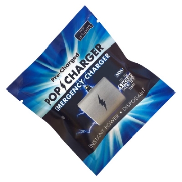 Picture of ZORBITZ 2462 Zorbitz Pop Charger One Time Use Phone Charger 1 pk24 (PK-24-EA)
