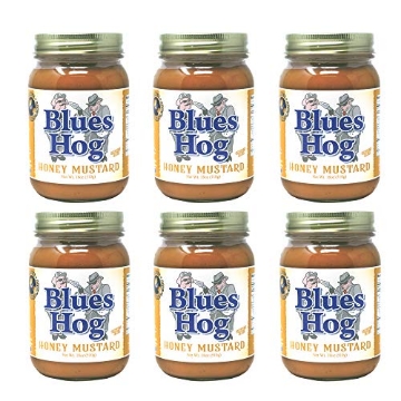 Picture of BLUES HOG LLC CP90790.06 Blues Hog Sauce Bbq Hny Mustard (PK-6-EA)