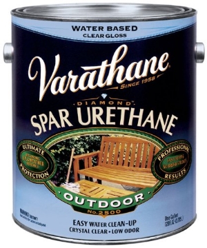 Picture of Varathane 250131 2-Pack of 1 gal Rust-Oleum Brands 250131 Clear Varathane, Diamond Water-Based Spar Urethane, Semi-Gloss (PK-2-EA)