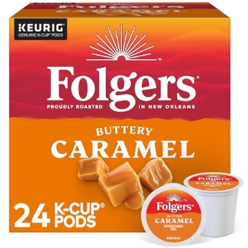 Picture of GMT GMT7461 Folgers® Keurig® Single Serve K-Cup® Pods, Buttery Caramel, 24ct (BX)