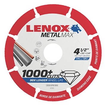 Picture of Lenox Tools 1972921 Lenox Metalmax 4 1/2 Inch Segmented Rim Diamond Cutting Wheel for Metal (EA)