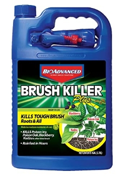 Picture of SBM LIFE SCIENCE CORP 704655A BioAdvanced Brush Killer Plus, Ready-to-Use Weed Killer Sprayer, 1 Gal â€“ Kills Tough Brush Roots & Poison Ivy (PK-4-EA)