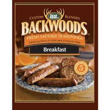 Picture of SKYWATCH CAPITAL PARTNERS INC 9002 LEM Backwoods Breakfast Fresh Sausage Seasoning, Seasons 5 Pounds of Meat (PK-6-EA)