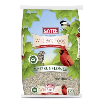 Picture of KAYTEE PRODUCTS INC. 100033637 Kaytee Wild Bird Basic Blend Bird Seed Food For A Variety Of Wild Birds, 20 Pound (EA)