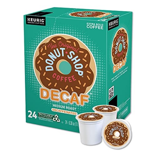 Picture of KEURIG GREEN MOUNTAIN INC DIE60224-101 The Original Donut Shop Decaf Keurig Single-Serve K-Cup Pods, Medium Roast Decaffeinated Coffee, 24 Count (Pack of 1) (BX)