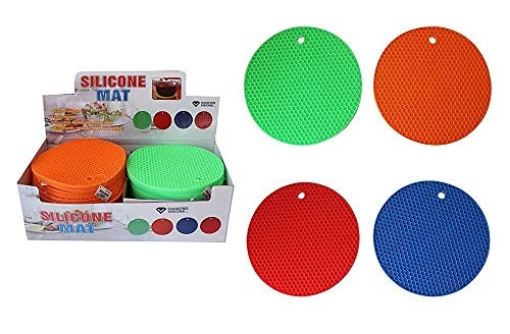 Picture of DIAMOND VISIONS 01-1404 Diamond Visions Inc. Silicone Trivet MAT 7" (PK-36-EA)