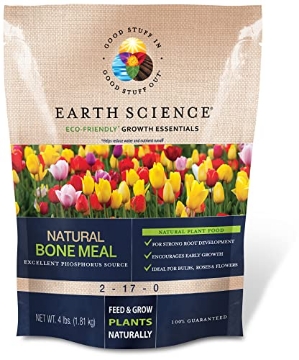 Picture of SKYLINK TECHNOLOGIES 11893-6 Earth Science – Natural Bone Meal Plant Food – 4 Pound Bag – Plant Mix for Bulbs, Gardens, Potted Plants, Trees, and Shrubs 4lb (EA)