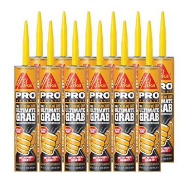 Picture of SIKA CORP 476098 SikaBond Sika Corporation 476098 10.1 Oz Gray Extreme Grip Ultimate Grab Construction Adhesive12 (PK-12-EA)