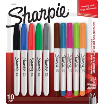 Picture of Sharpie 2164637 SHARPIE PERM MARKERS ASSRT 10PK (EA)