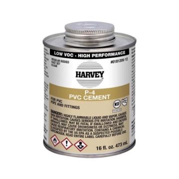 Picture of OATEY CO 18120V-12 Oatey 018120V-12 Regular-Bodied Fast Set Cement, 16 oz Can, Liquid, Clear (EA)