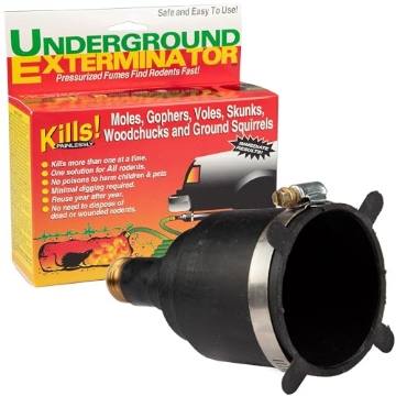 Picture of MANNING UE-12 Manning Products Underground Exterminator Pest Control Reusable Exhaust Pipe Attachment- Exterminates Gophers, Moles, Skunks, Voles and All Outdoor Underground Pests Humanely with Exhaust from Cars (EA)