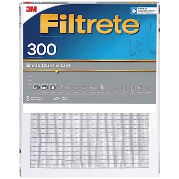 Picture of Filtrete 302-4 3M FILTRETE Basic DUST & LINT AIR Filter, 300 (00051111020708) (4/Each) (PK-4-EA)