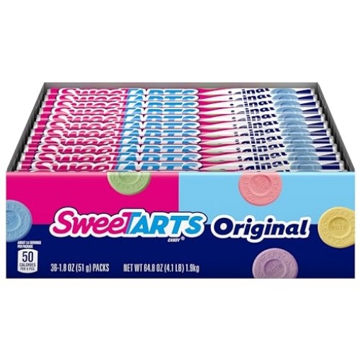 Picture of SWEETTARTS 523178 SweeTARTS Original, Candy, Roll, 1.8 oz, 36 count (PK-36-EA)